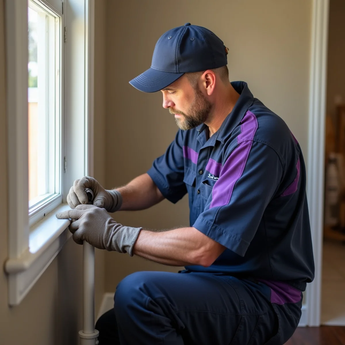 Plumber installing new PEX water lines during a whole-home repipe of a 1960s DFW house