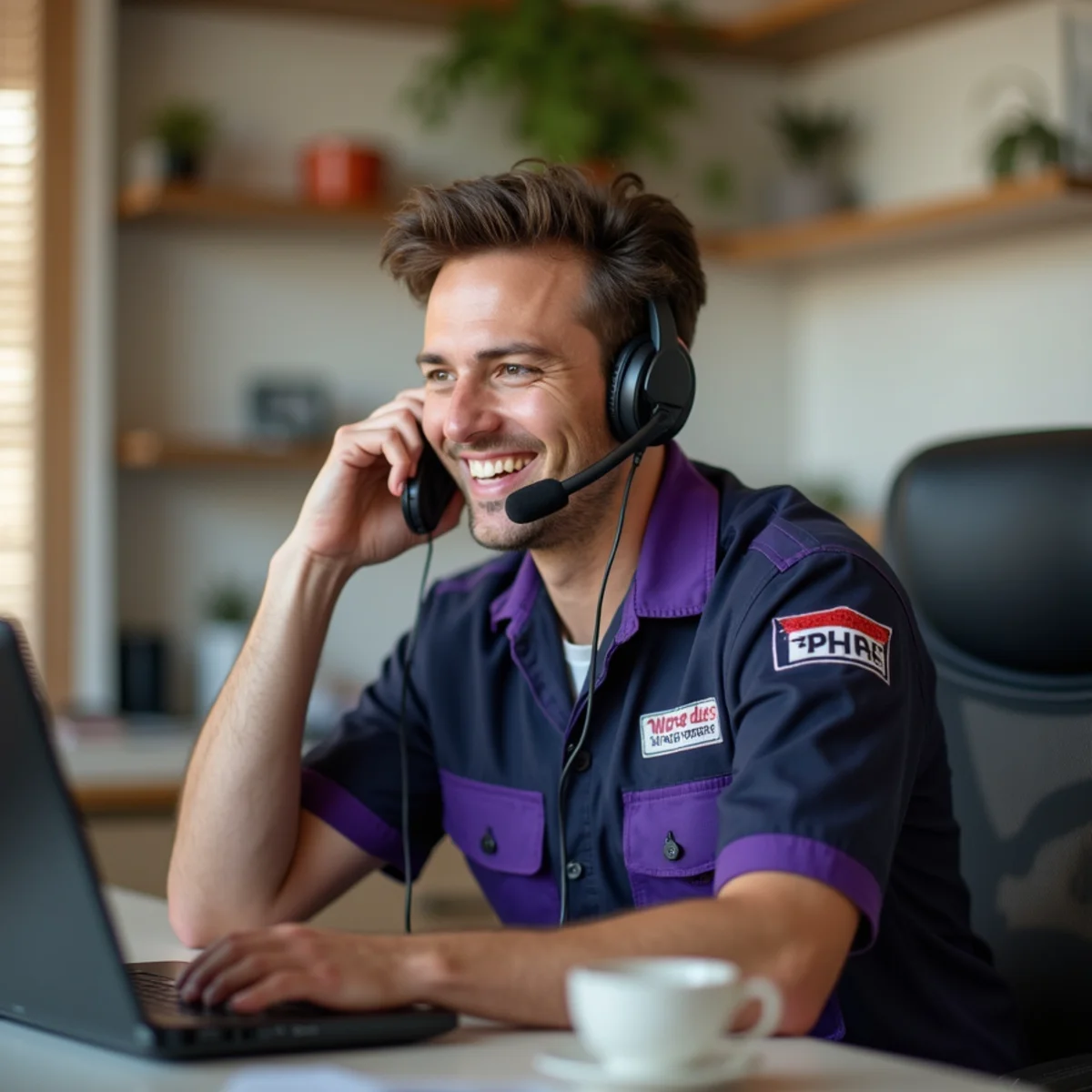 Grapevine Heritage Plumbing dispatcher ready to help a customer in Grapevine, TX