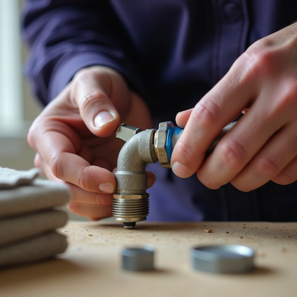 Licensed plumber providing whole-house repiping in a Grapevine, TX home