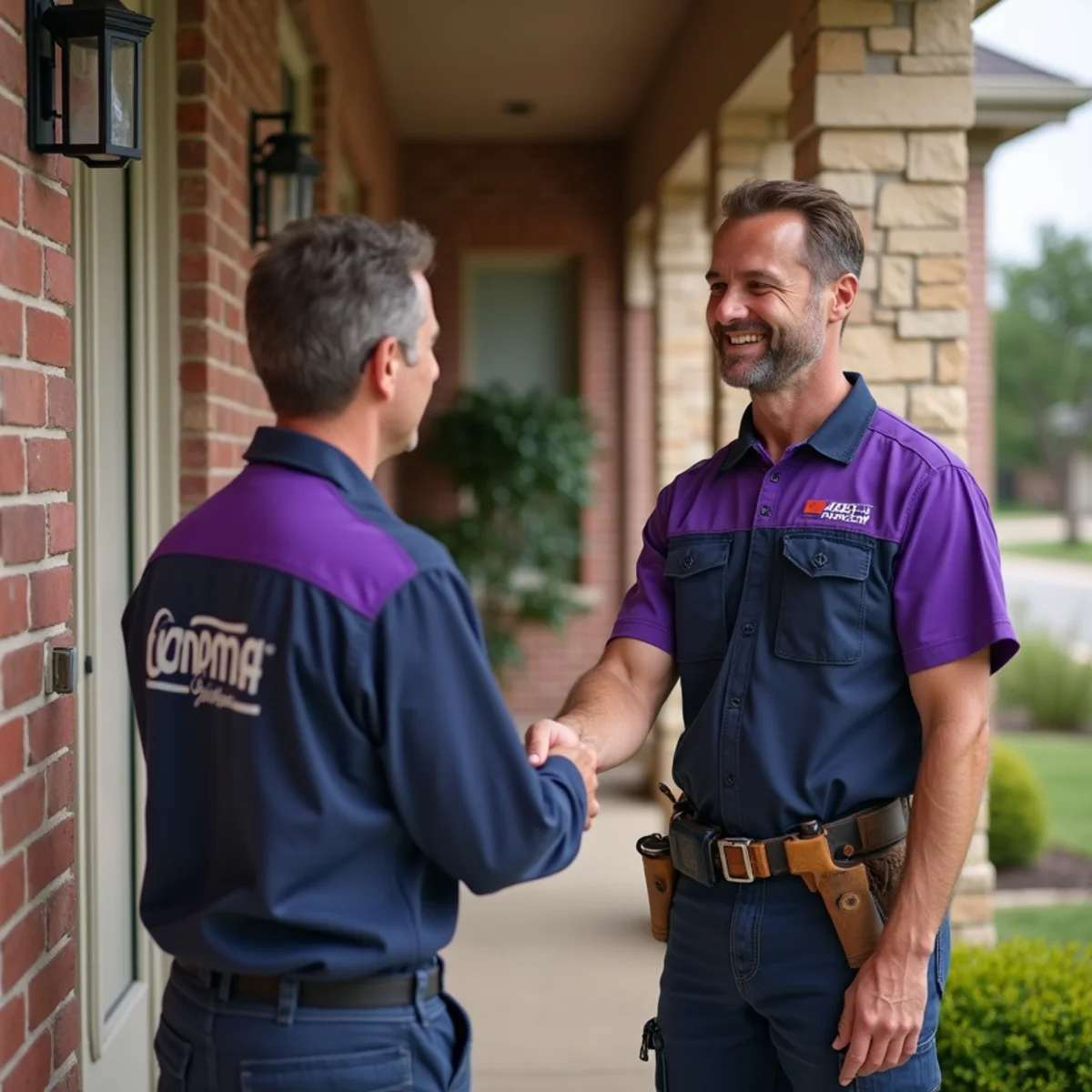 Plumber replacing a cast-iron drain stack in a mid-century Euless TX home