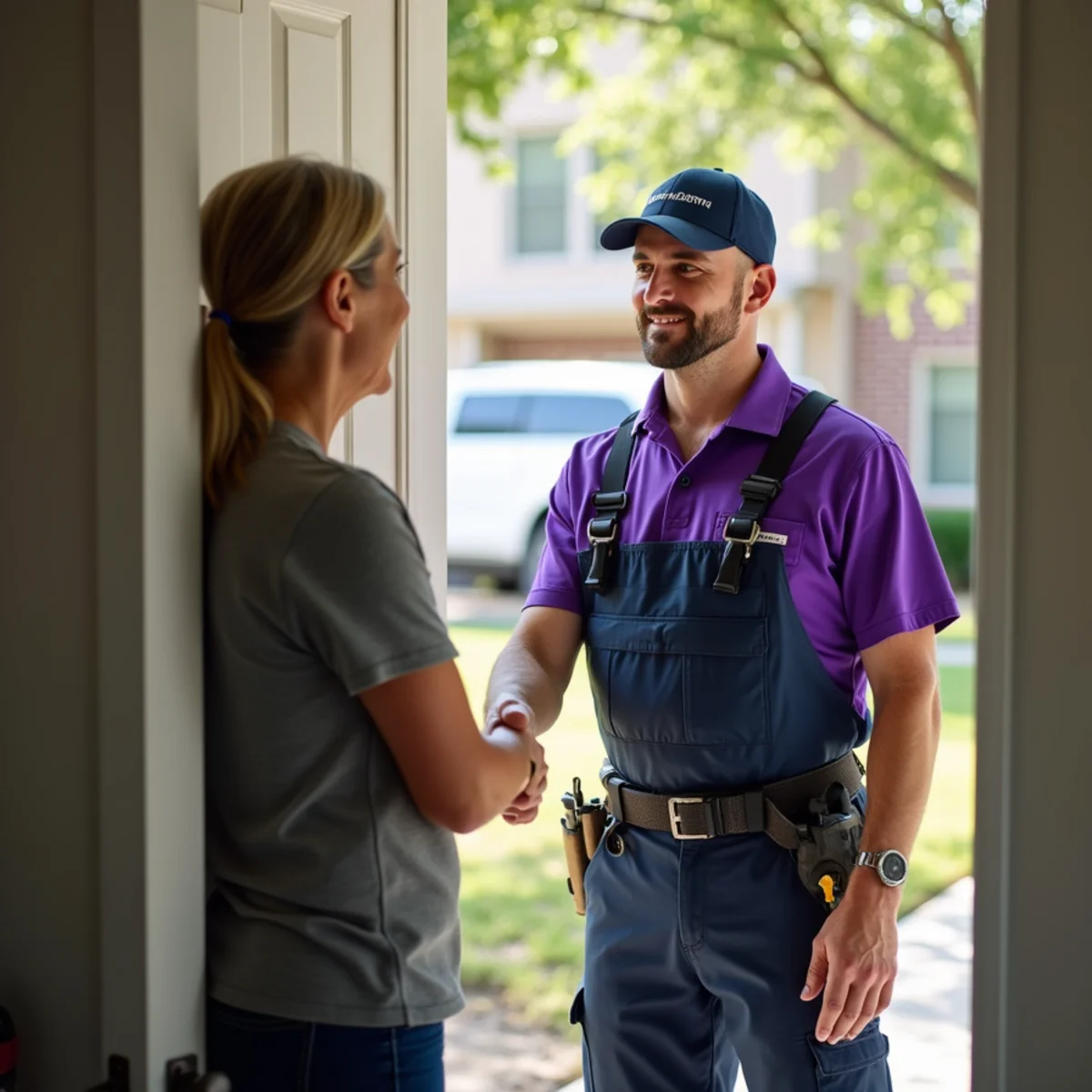 Plumber hydro jetting a kitchen drain line in a The Colony TX lakeside home