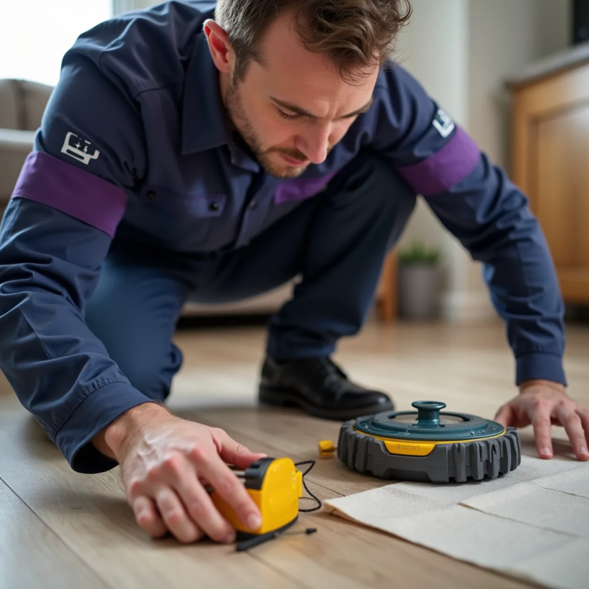 Licensed plumber providing slab leak detection & repair in a Grapevine, TX home