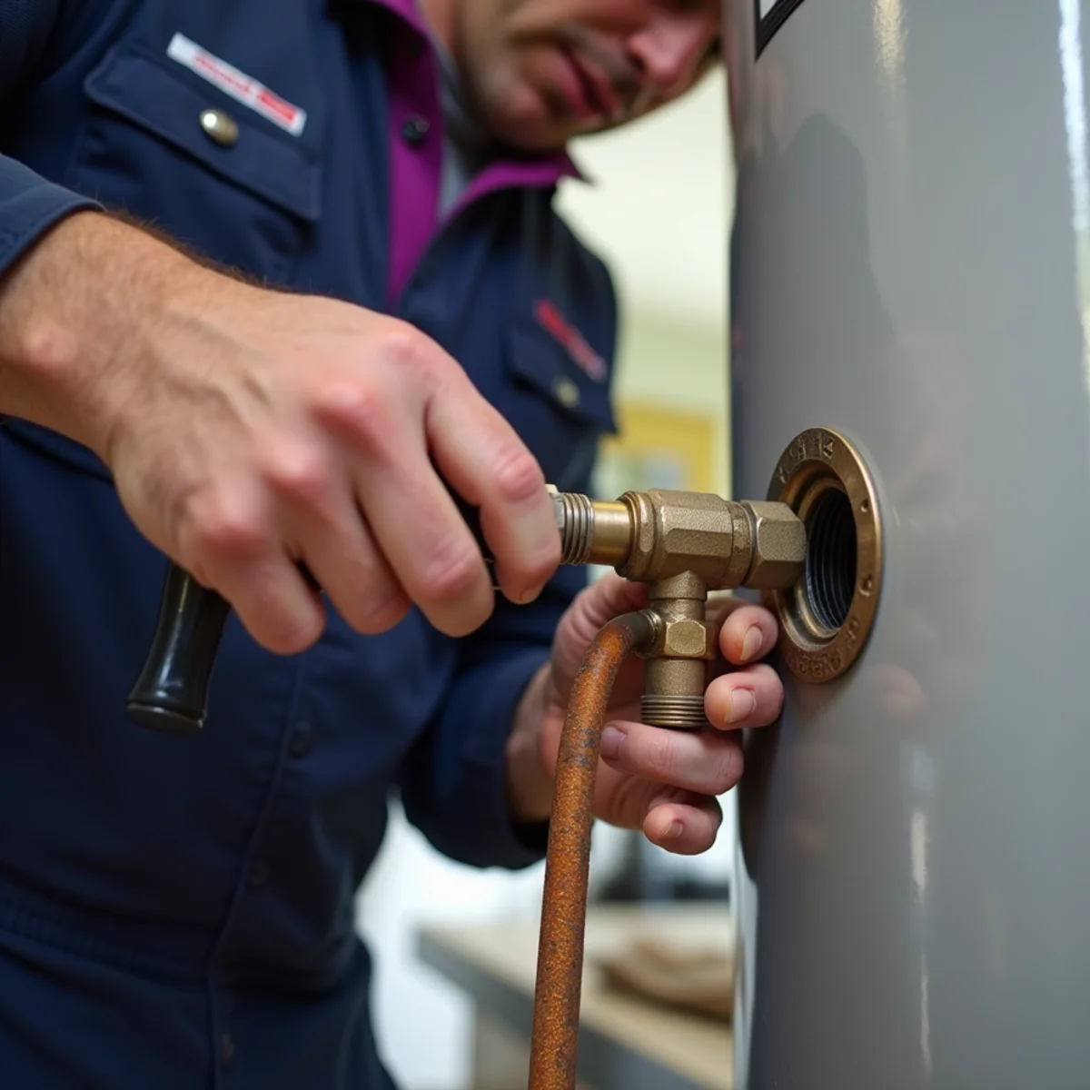 Licensed plumber providing water heater repair & installation in a Grapevine, TX home