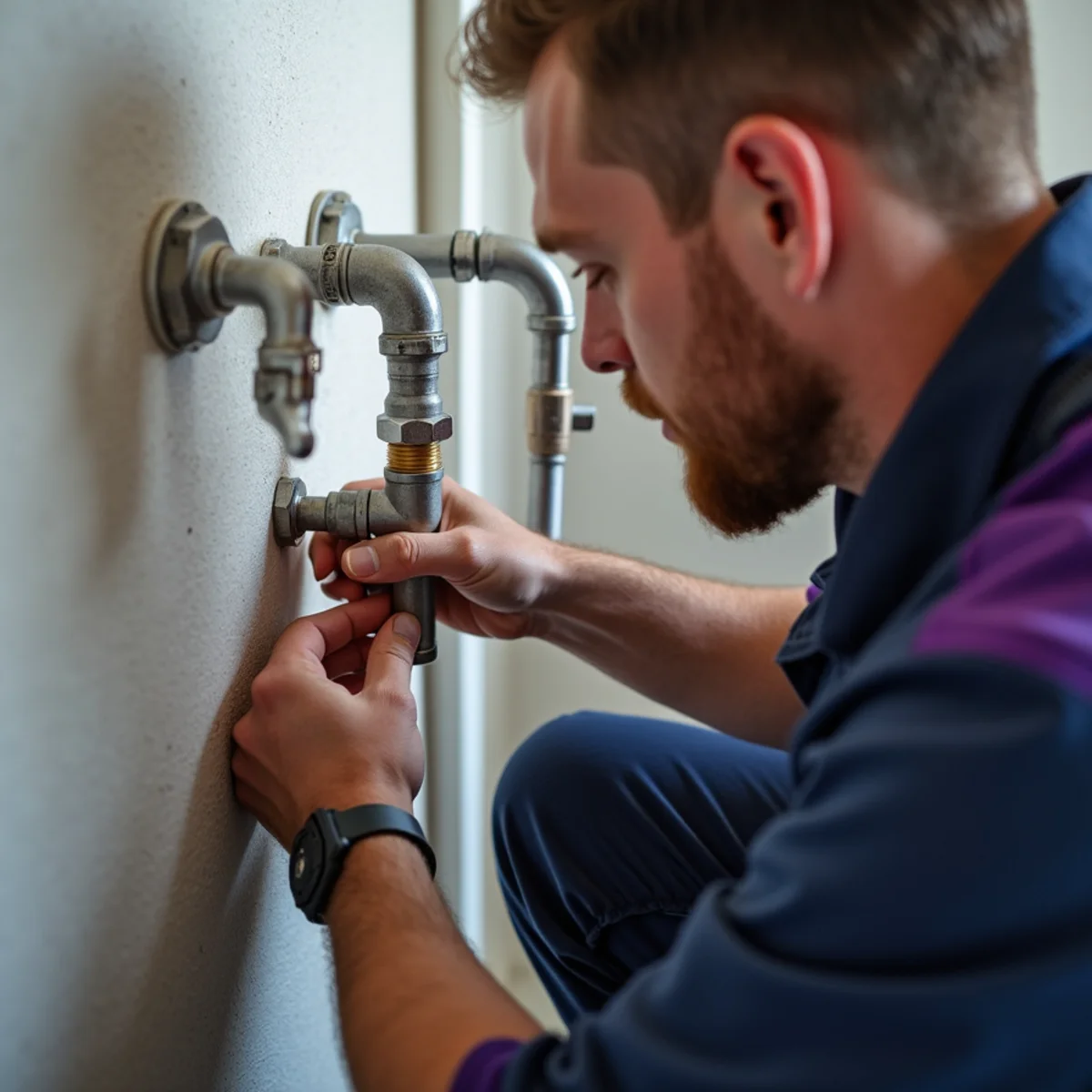 Licensed plumber providing water softener & filtration in a Grapevine, TX home